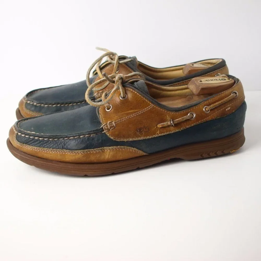 Johnston & Murphy Brown &‎ Blue Deck Shoes Size 8.5